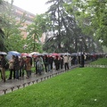 12 Line for the Prado Museum - Everyone thought it was a good idea when it was raining
